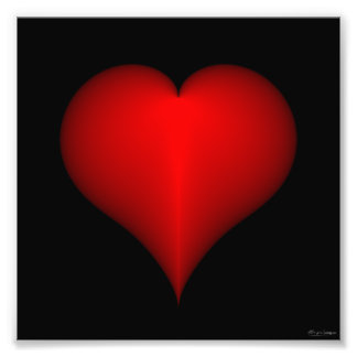 Foto Impressão do coração