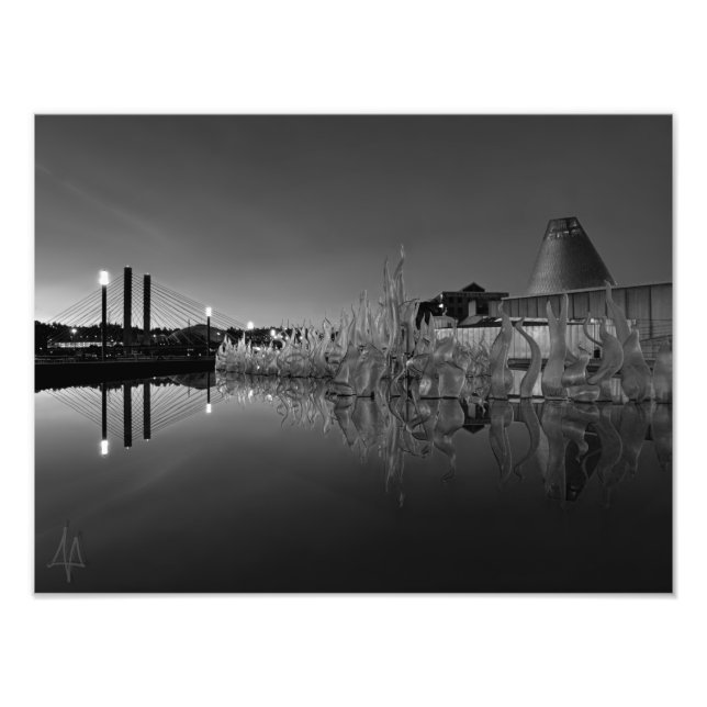 Foto Impressão do distrito de Tacoma museum (Frente)