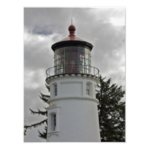 Foto Impressão do farol do rio de Umpqua