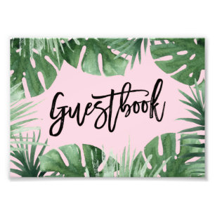 Foto Impressão do Guestbook dos trópicos