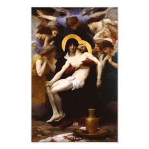 Foto Impressão do Pieta de Bouguereau