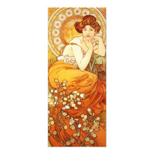 Foto Impressão do topázio de Alphonse Mucha