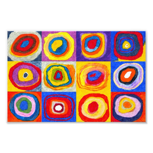 Foto Impressão dos Círculos Kandisnky (Frente)