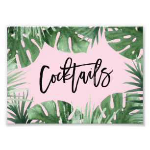 Foto Impressão dos cocktail dos trópicos