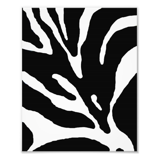Foto Impressão em Animais de Stripe Zebra (Frente)