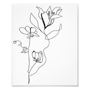 Foto Impressão Floral simples