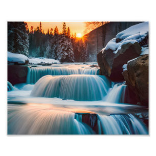 Foto Impressão Fotográfica-Cachoeira