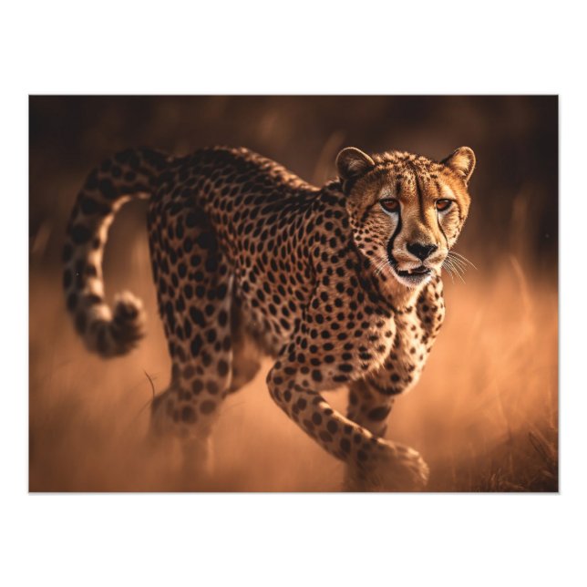 Foto Impressão Fotográfica-Leopardo (Frente)
