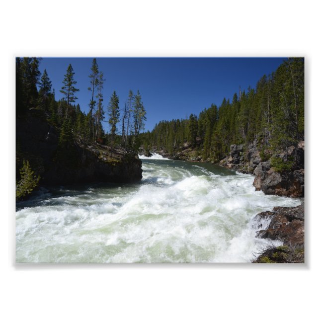 Foto Impressão Fotográfica-Rio Yellowstone (Frente)