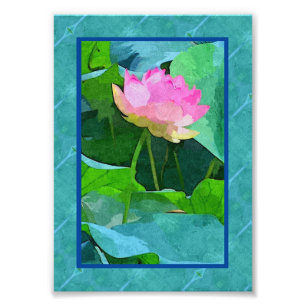Foto Impressão KODAK - Abstrato de Lotus Rosa