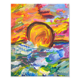 Foto Impressão sunset