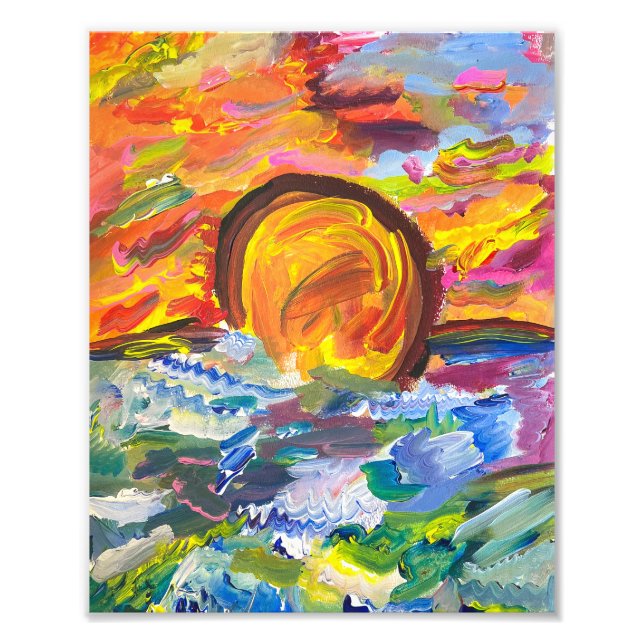 Foto Impressão sunset (Frente)