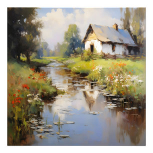 Foto Impressionismo na paisagem rural