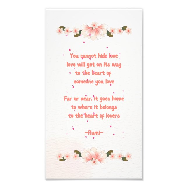 Foto Impressões com Poem (Frente)