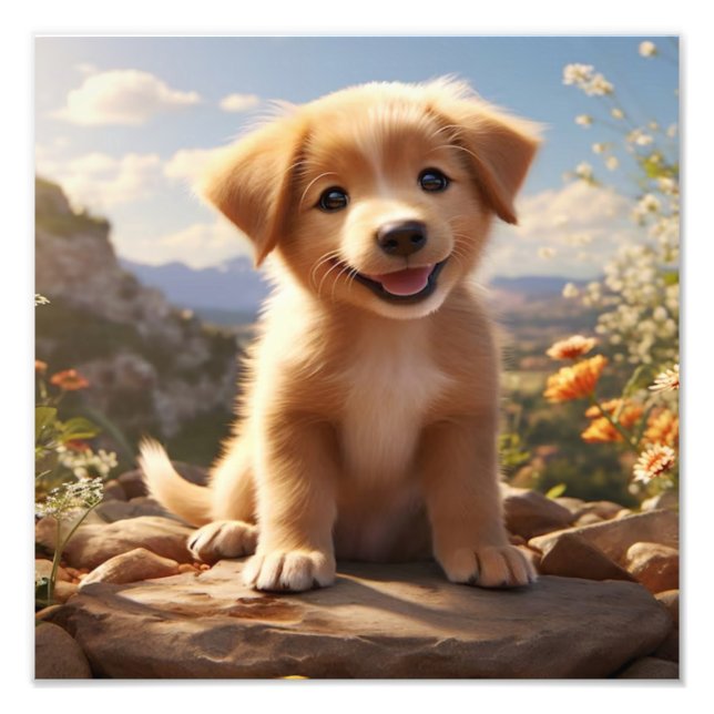 Foto Impressões de Berçário de Cachorrinhos e Quarto de (Frente)