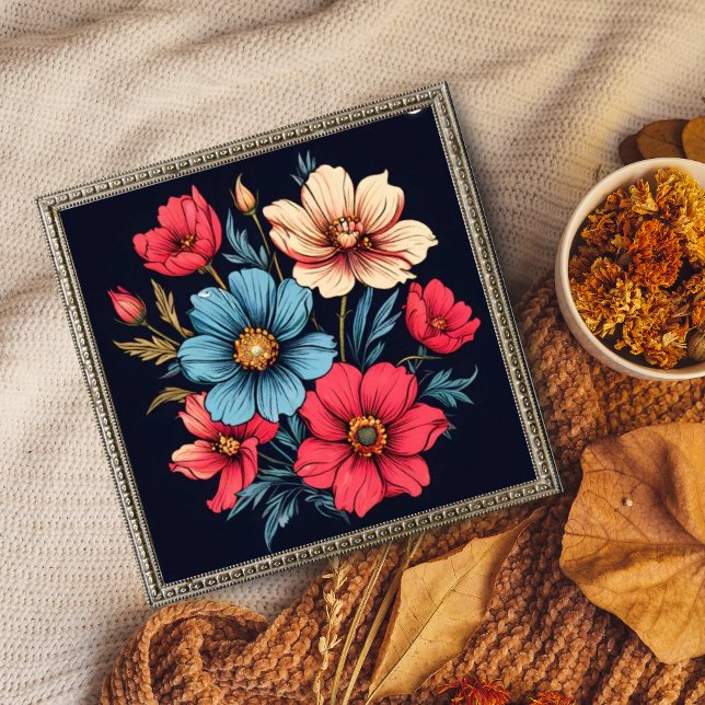 Foto Impressões Florais de Cores Vibrantes (Criador carregado)