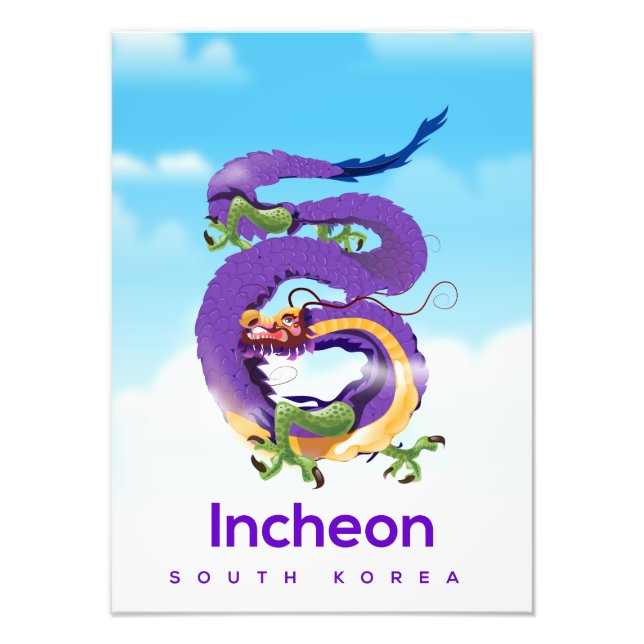 Foto Incheon Coreia do Sul Dragão (Frente)