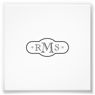 Foto Incorporado Monogrammed da pia batismal de