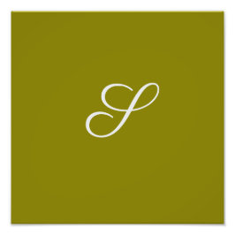 Foto Inicial monograma minimalista verde sálvia