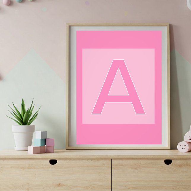Foto Initial poster letter, Nursery decoration (Criador carregado)
