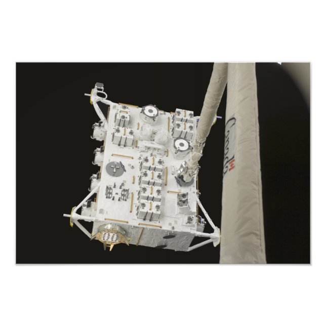 Foto Instalação do módulo de experimentação japonês exp (Frente)