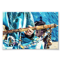 Instrumento de Cadeia Tradicional com Miçangas Col