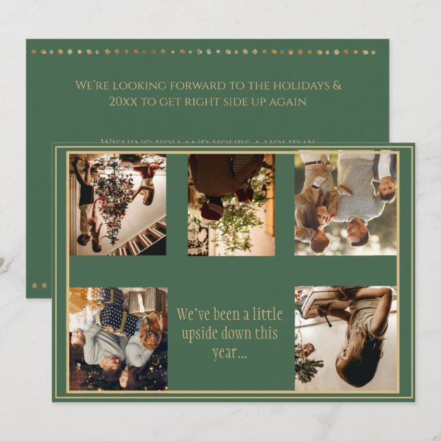 Foto invertida Cartões de natal Natal Natal (Frente/Verso)