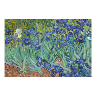 Foto Íris, Pintura a Óleo Floral, Vincent Van Gogh