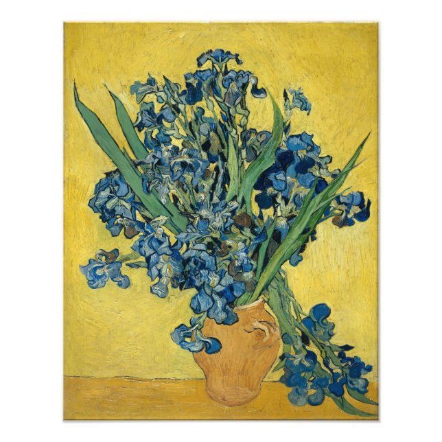 Foto Íris por Vincent Van Gogh (Frente)