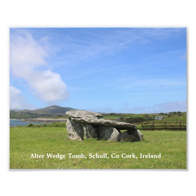 Foto Irish Alter Wedge Tomb, Schull, Co Cork, Irlanda (Frente)