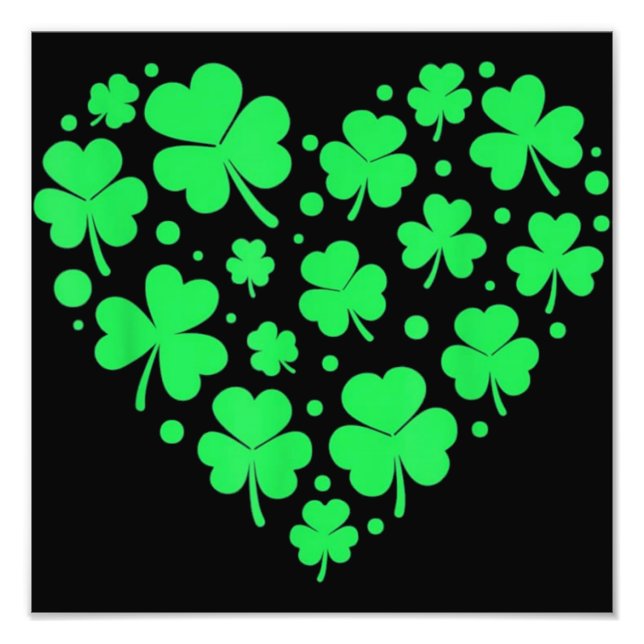 Foto Irish Shamrock Heart Lucky (Frente)