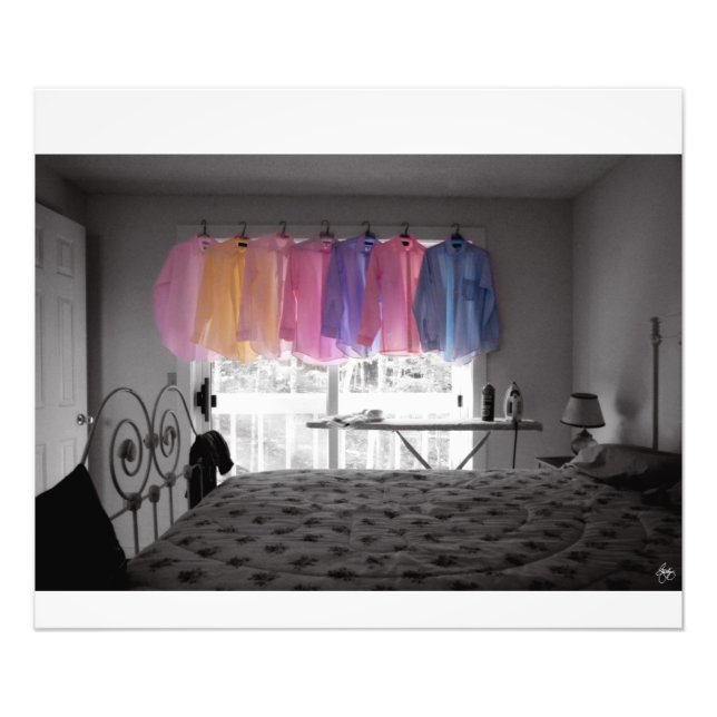 Foto Ironização adiciona cor a uma sala (Frente)