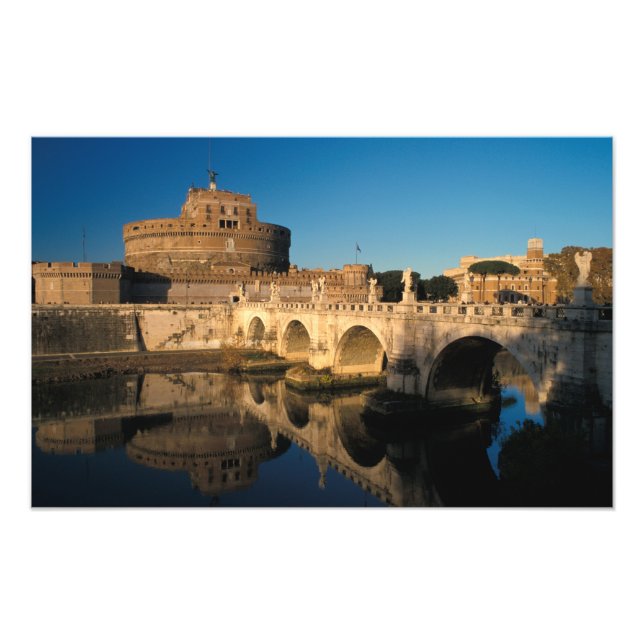 Foto Itália, Roma, Castel Sant'Angelo e rio (Frente)