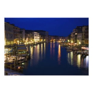 Foto Itália, Veneza, Vista Noturna ao Longo do Grande 2