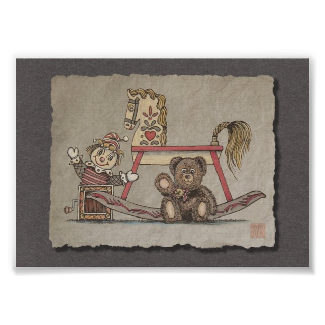 Foto Jack na caixa, cavalo e urso (Frente)