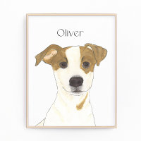 Jack Russell Terrier Art Personalizado