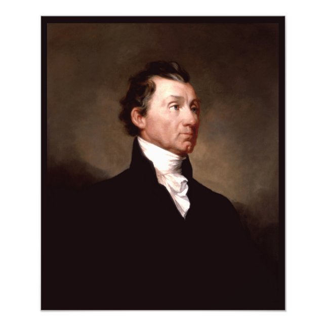 Foto James Monroe Portrait, Presidente Anteamericano (Frente)