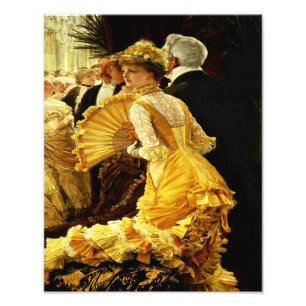 Foto James Tissot "a bola 1800's" que dança