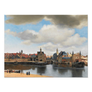 Foto Janeiro Vermeer - vista em Delft