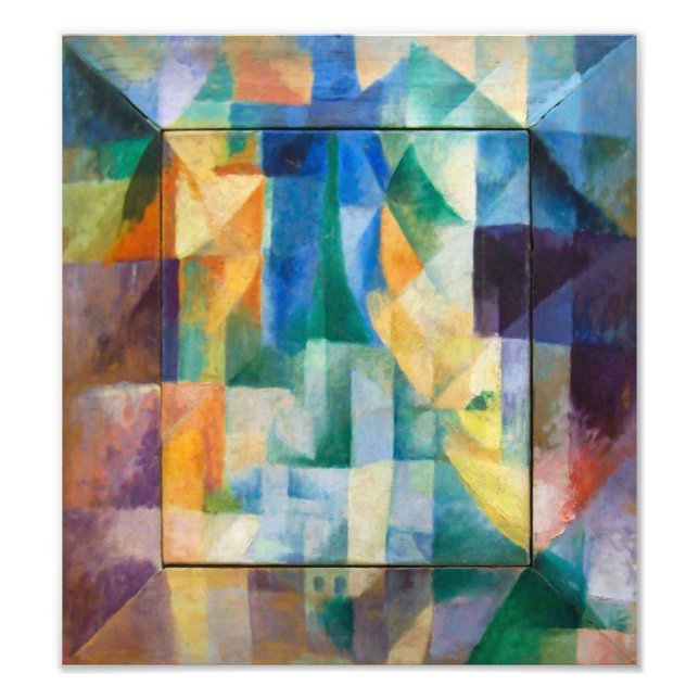 Foto Janelas Simultâneas | Robert Delaunay | Cartaz (Frente)