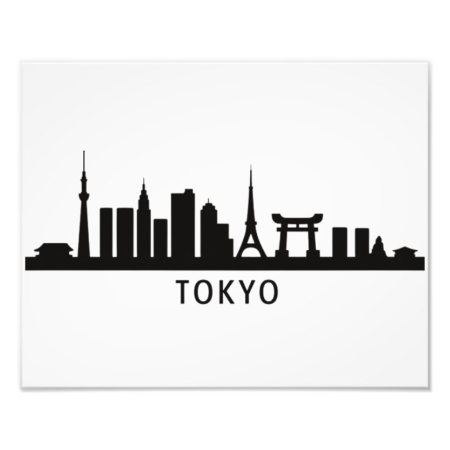 Foto Japan Cityscape Travel | Tokyo Skyline Silhouette (Frente)