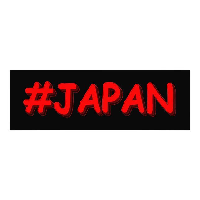 Foto "#JAPÃO" Design. Comprar Agora (Frente)