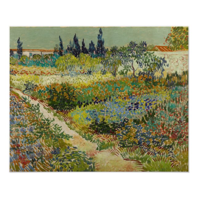 Foto Jardim de Arles Vincent Van Gogh (Frente)