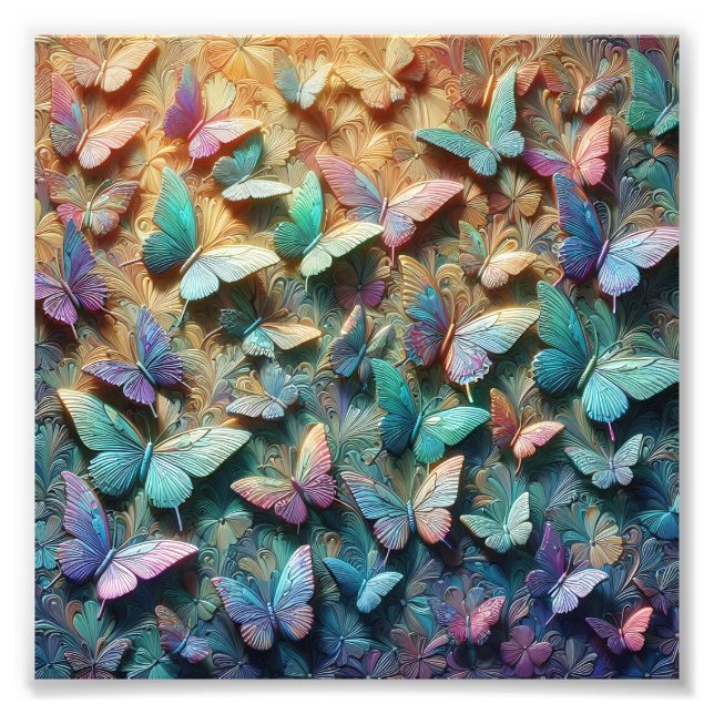 Foto Jardim de Borboletas Iridescentes (Frente)