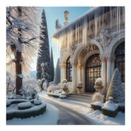 Foto Jardim de gelo elegante do inverno de Férias