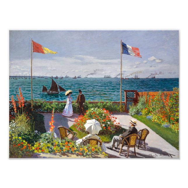 Foto Jardim de Sainte-Adresse | Claude Monet | (Frente)