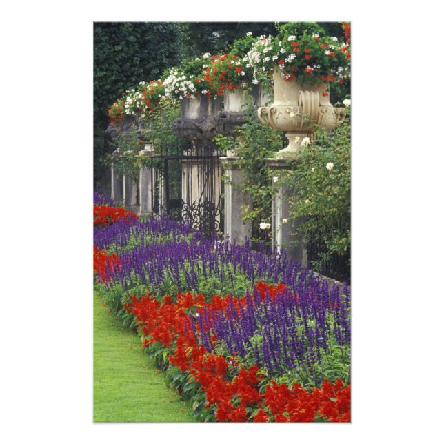 Foto Jardim do Palácio de Mirabell, Salzburgo, Áustria (Frente)