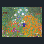 Foto Jardim Flor por Gustav Klimt<br><div class="desc">Linda pintura colorida de um jardim floral por Gustav Klimt. Incríveis variações de cores e belas flores ajustados simplesmente lindas em muitos tipos de produtos e ideias de presentes maravilhosos.</div>