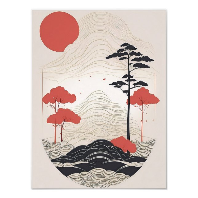 Foto Jardim Japonês Tranquilo com Koi Pond (Frente)