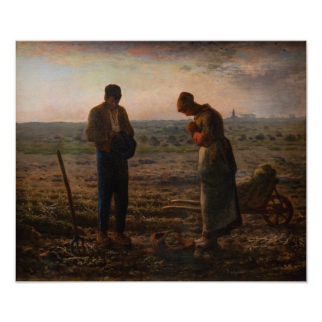 Foto Jean-Francois Millet - Angelus (Frente)